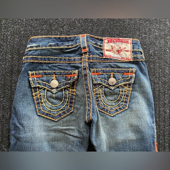True Religion designer jeans JOEY SUPER T -size 26. AWESOME COLOR WAY!!! RARE! - Picture 8 of 15